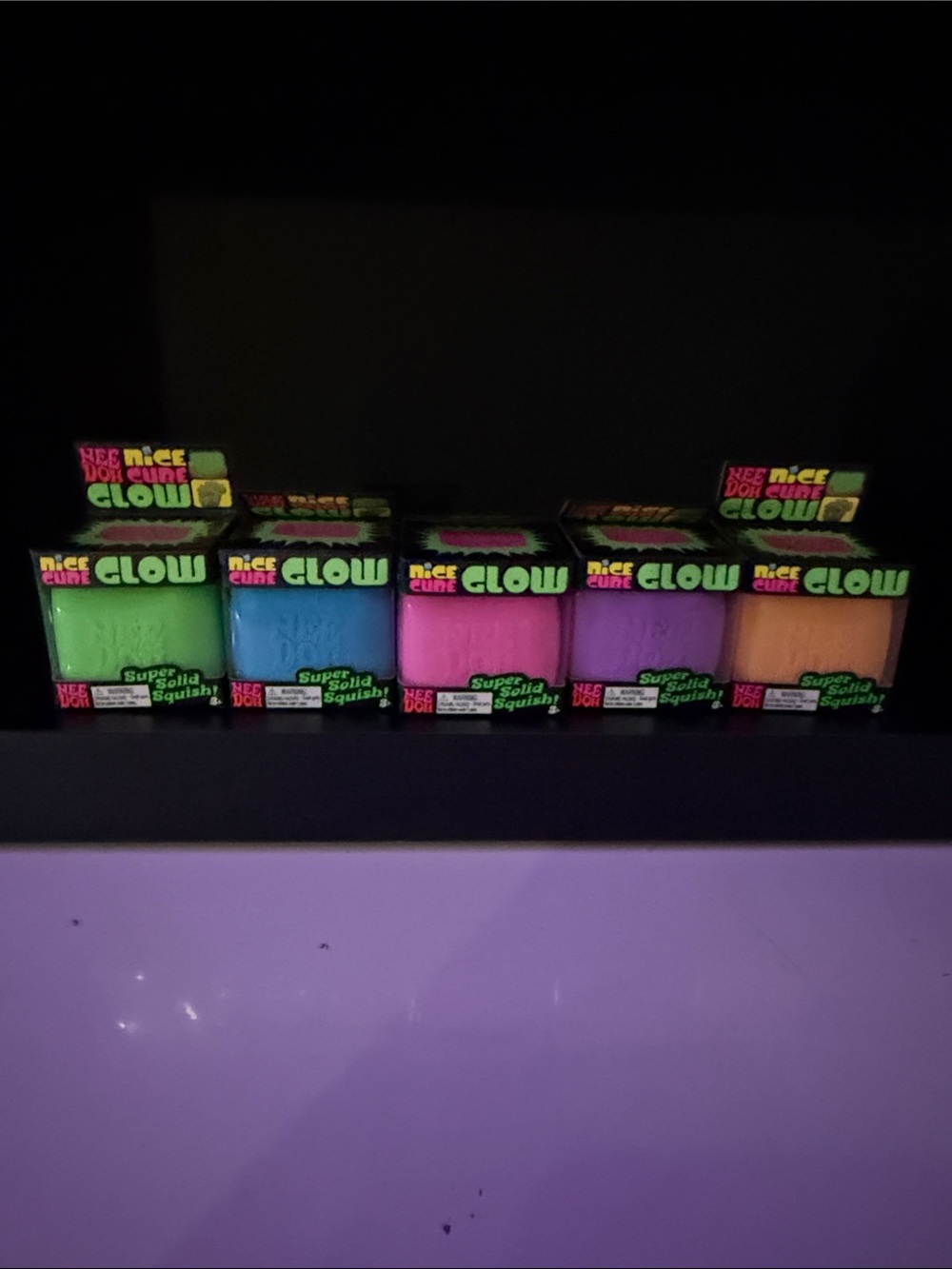 NeeDoh Nice Cube - Glow In The Dark